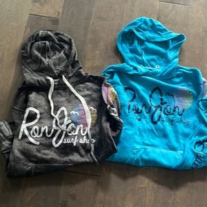 2 Ron Jon hoodies